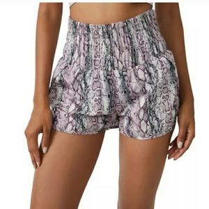 NWT,Small, {FP Movement by Free People} Anaconda Venum print purple/blk- Women’s